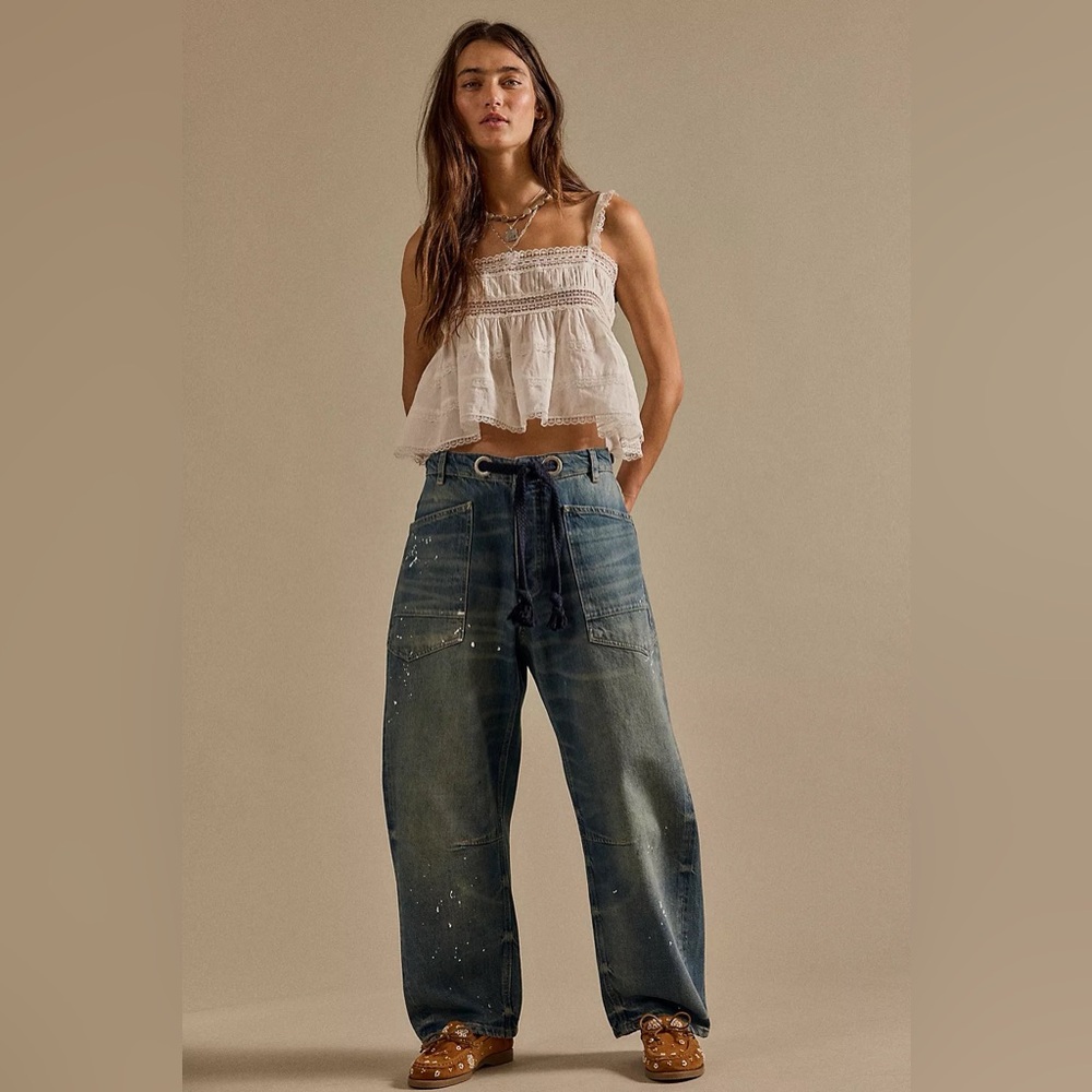 We The Free Moxie Pull-On Barrel Jeans